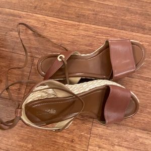 Michael Kors Margie Lace-Up Flatform Espadrille Sandals